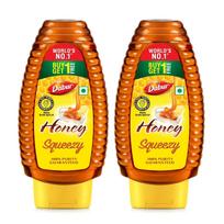Dabur Honey Squeezy Pack 450g (225g x 2) | 100% Pure Natural Honey | Immunity Support & Fitness Lifestyle | No Added Sugar, Rich in Antioxidants
