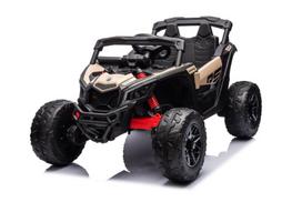 Vienvietis vaikiškas elektromobilis Maverick ATV CAN-AM , juodass/smėlio spalvos