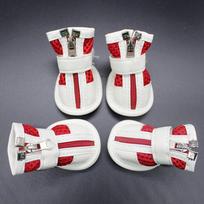 Naminių gyvūnų sportbačiai katėms ir šunims: Kvėpuojantys tinkliniai užtrauktukiniai batai pudeliams ir teddy meškučiams Size 5 gray