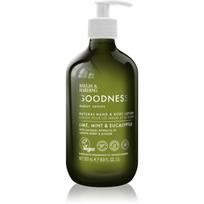 Baylis & Harding Goodness Awaken Senses rankų ir kūno losjonas gaivinančio poveikio kvepalai Lime, Mint & Eucalyptus 500 ml
