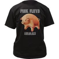 Pink Floyd kiaulės marškinėliai vyriški Roko ir Roll muzika Klasikinės grupės marškinėliai Nauji Juodi S