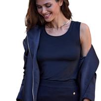 JANIRA Soft Modal marškinėliai be rankovių iš modalo