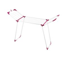 WENKO 3774021100 - Skalbinių džiovyklė SUMMER DRY 153x76 cm balta/rožinė