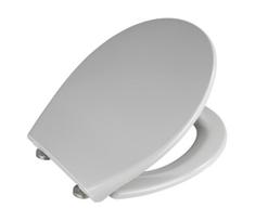 WENKO 22402100-WC tualeto sėdynė SAMOS 44,5x37,5 cm pilka/sidabrinė