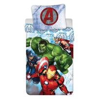 Vaikiška medvilninė patalynė Jerry Fabrics Avengers Heroes, 140 x 200 cm