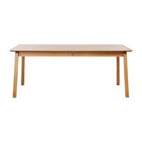 Prailginamas valgomojo stalas su ąžuolo dekoro stalviršiu 95x190 cm Bari – Unique Furniture