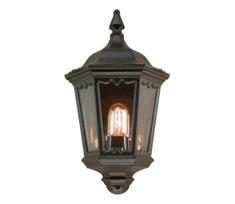 Elstead MD7-BLACK – Lauko sieninis šviestuvas MEDSTEAD 1xE27/60W/230V IP44, juodas
