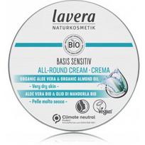 Lavera Basis Sensitiv All-Round Cream universalus drėkinamasis kūno kremas labai sausai odai - 150 ml.