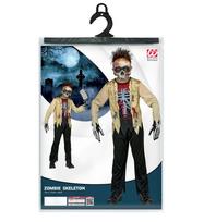 WIDMANN kostiumas Zombie Skeleton, dydis (128 cm / 5-7 metai), 98256