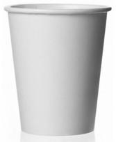 Popieriniai kavos puodeliai, 200 ml, balti, 50 vnt.