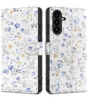 Atverčiamas dėklas Samsung Galaxy A17 4G / 5G / A26 5G telefonui "Tech-Protect Wallet Spring Flowers"