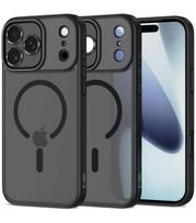 Matinis juodas dėklas Apple iPhone 17 Pro Max telefonui "Tech-Protect MagCam Magsafe"