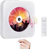 Multimedijos grotuvas Qoosea CD grotuvas, sieninis, Bluetooth, FM, LCD, HiFi, 1 vnt