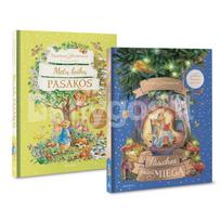 Beatrix Potter įkvėptų pasakų 2 knygų rinkinys: Triušelis Petriukas ir jo pasaulis. Metų laikų pasakos +  Triušelis Petriukas. Pasakos prieš miegą - Beatrix Potter, Jim Helmore