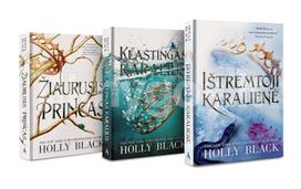 Holly Black 3 knygų rinkinys: Žiaurusis princas + Klastingas karalius + Ištremtoji karalienė