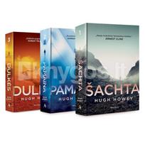 Hugh Howey 3 knygų rinkinys: Šachta + Pamaina + Dulkės