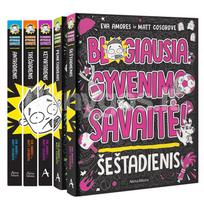 Serijos „Blogiausia gyvenimo savaitė!“ 5 knygų rinkinys: Antradienis + Trečiadienis + Ketvirtadienis + Penktadienis + Šeštadienis - Eva Amores, Matt Cosgrove
