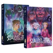 Šiaurės pašvaistės grafinių novelių 2 knygų rinkinys: Šiaurės pašvaistė. Kelionė į Trolių slėnį + Šiaurės pašvaistė. Vikingai ir orakulė - Malin Falch
