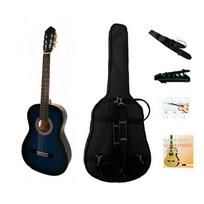 Klasikinė 1/4 gitara kairiarankiui su komplektu