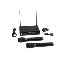OMNITRONIC VHF-102 2 belaidžių mikrofonų sistema 215.85/207.55MHz