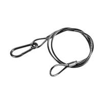 Safety Cable 85cm/4mm Black laikiklis