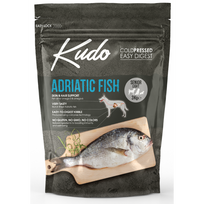 Kudo Adriatic Fish Senior Light sausas maistas vyresniems šunims, Svoris 12 kg