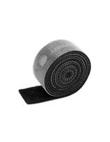 Velcro juosta, kabelių tvarkyklė, 2 m - juoda