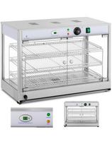 Šildoma vitrina maisto pristatymui, 3 lentynos, 25-85C, 1200W