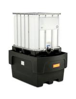 Baseinas 1 IBC bakui 1100L plastikinis PE CEMO 10950