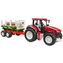 Bruder ROADMAX Tractor with Forwarding Trailer and 3 tree trunks