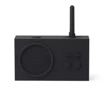 LEXON FM radio and wireless speaker TYKHO3 Portable, Wireless connection, Pure Black, Bluetooth
