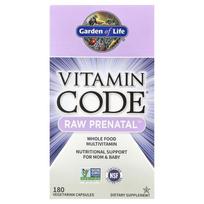 Garden of Life Vitamin Code RAW Prenatal – 180 kapsulių