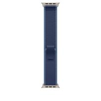 Apple watch 49mm Blue/Bright Blue Trail Loop - S/M - Natural Titanium Finish - MFT64ZM/A