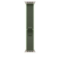 Apple watch 49mm Green/Neon Trail Loop - S/M - Natural Titanium Finish - MFT44ZM/A