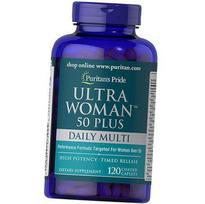 Moterų multivitaminai 50+, Ultra Woman 50 Plus multivitaminai, Puritan's Pride 60 kapsulės (36367127) 60caplets