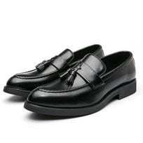 Kutai Formalūs Odiniai Batai Vyrams Aukštos Kokybės Socialiniai Brogues Batai Vyrams Vestuvių Verslo Proginiai Odiniai Batai Vyriški Loaferiai 38 juoda