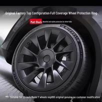 Tesla Model Y 20  Cyclone Wheel Rim Cover – Matte Black Protective Accessory matinė juoda spalva
