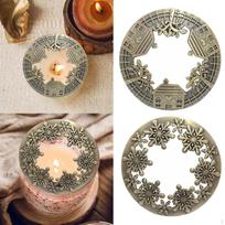 2Pieces Candle Toppers Candles Cover, Topper Shade Sleeves for Jars,