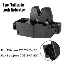 Automobilio galinių durelių bagažinės užrakto aktuatorius, 3 kontaktų, Citroen C2 C3 C4 C5 C8 XSARA, tinka Peugeot 1007 206 307 407 607 807
