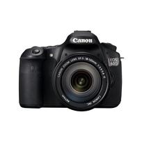 Canon EOS 60D skaitmeninis SLR fotoaparatas + EF-S 18-135mm f/3.5-5.6 IS priartinantis objektyvas juoda