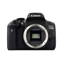 Canon 750D DSLR fotoaparato korpusas juoda