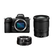 Nikon Z7 II veidrodinė kamera + Z 24-70mm f/4 S objektyvas + Adapterio žiedas FTZ II juoda