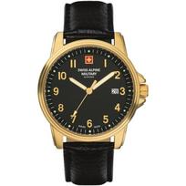 Swiss Alpine Military by Grovana Leader Black Dial Quartz 7011.1517 100M vyriškas laikrodis juoda