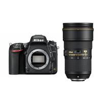 Nikon D750 DSLR fotoaparatas + AF-S 24-70mm f/2.8G ED priartinantis objektyvas juoda