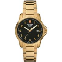Swiss Alpine Military by Grovana Leader Black Dial Quartz 7011.1117 100M vyriškas laikrodis juoda