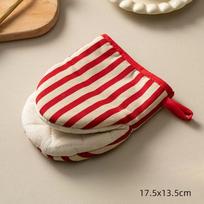 Style Polka Dot Heat-Resistant Oven Mitts for Home Use,Japanese Microwave Safe Gloves  kitchen gloves  heat resistant gloves