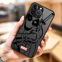 Dėklas telefonui Apple iPhone 11 12 13 14 16 Pro 15 Pro Max 16 Plus XR 12mini 13mini Skaidrus Marvel Groot Spider Iron Man Studio for iPhone 7 8