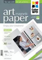 ColorWay ART Matte Magnetic Photo Paper White A4 A4 650 g/m²