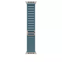 Apyrankė Apple Watch 49mm Light Blue Alpine Loop - Medium - Natural Titanium Finish