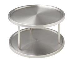 WENKO 2335100 - Spintelės karuselė CABINET CAROUSEL 26,5x15,5 cm nerūdijančio plieno/sidabrinė